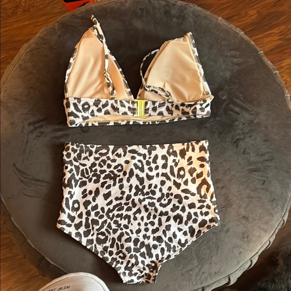 Leopard Print Women's Intimate Set - Picture 3 of 7